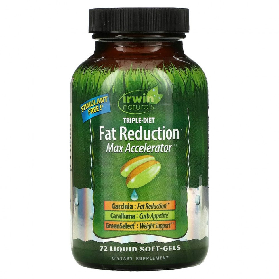 ���� ������ (Iherb) Irwin Naturals, Triple-Diet Fat Reduction + Max Accelerator, 72 ����������� �������, ������ �� 5010 ���