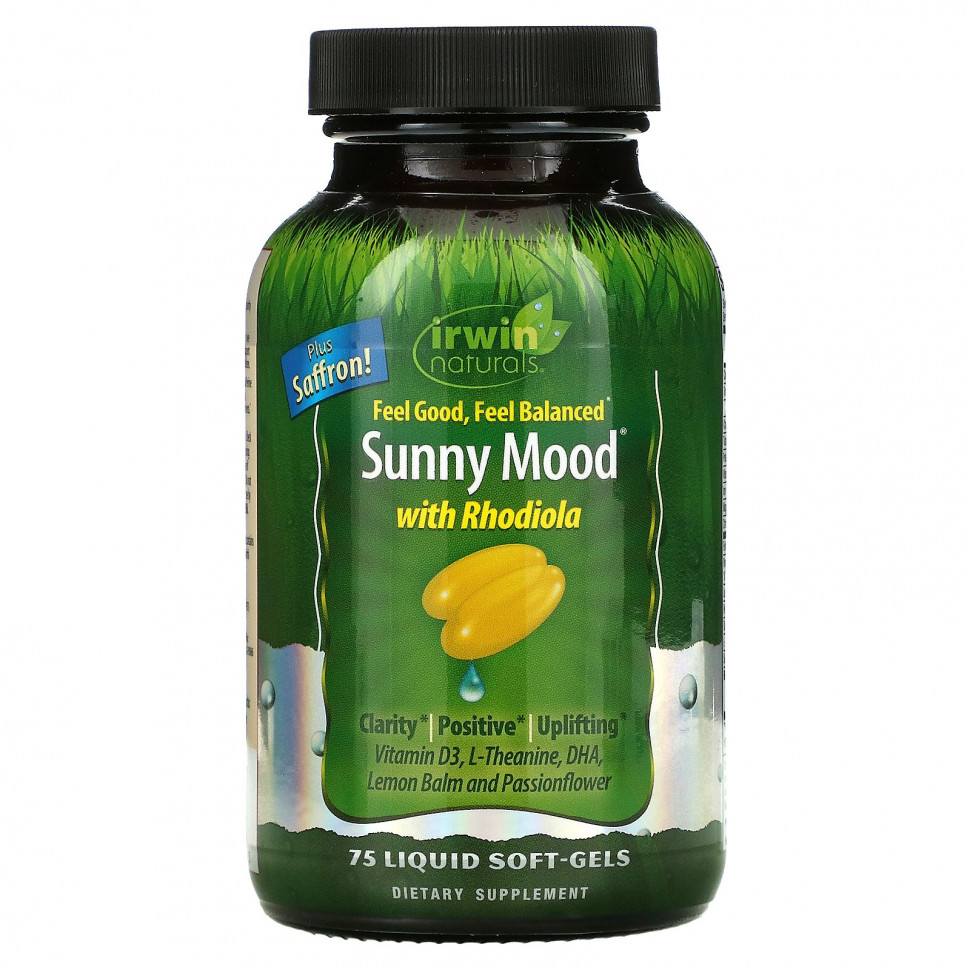   (Iherb) Irwin Naturals, Sunny Mood, 75         -     , -, 