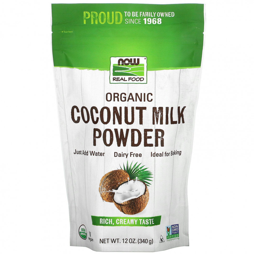 ���� ������ (Iherb) NOW Foods, Real Food, ������������ ����� ��������� ������, 340 � (12 �����), ������ �� 2460 ���
