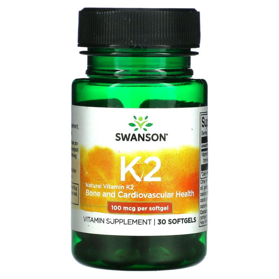   (Iherb) Swanson,   K2, 100 , 30      -     , -, 