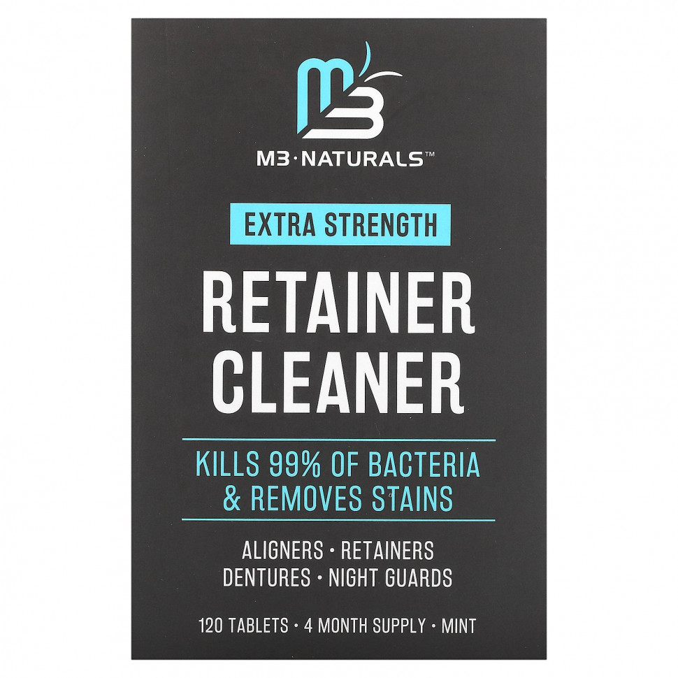   (Iherb) M3 Naturals, Retainer Cleaner, , 120 ,   2460 