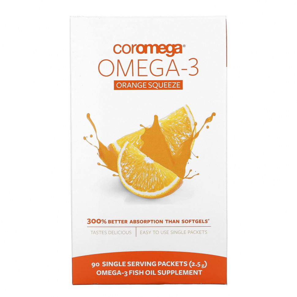 ���� ������ (Iherb) Coromega, �����-3 �� ������ ���������, 90 ���������, 2,5 � ������, ������ �� 7180 ���