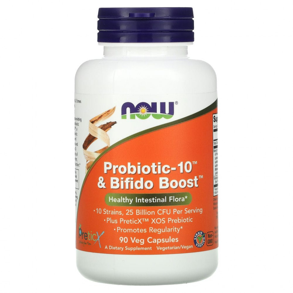   (Iherb) NOW Foods, Probiotic-10  Bifido Boost, 25 , 90  ,   3490 
