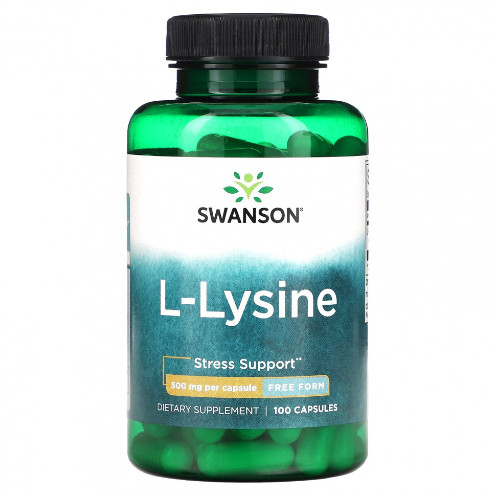   (Iherb) Swanson, L-, 500 , 100     -     , -, 