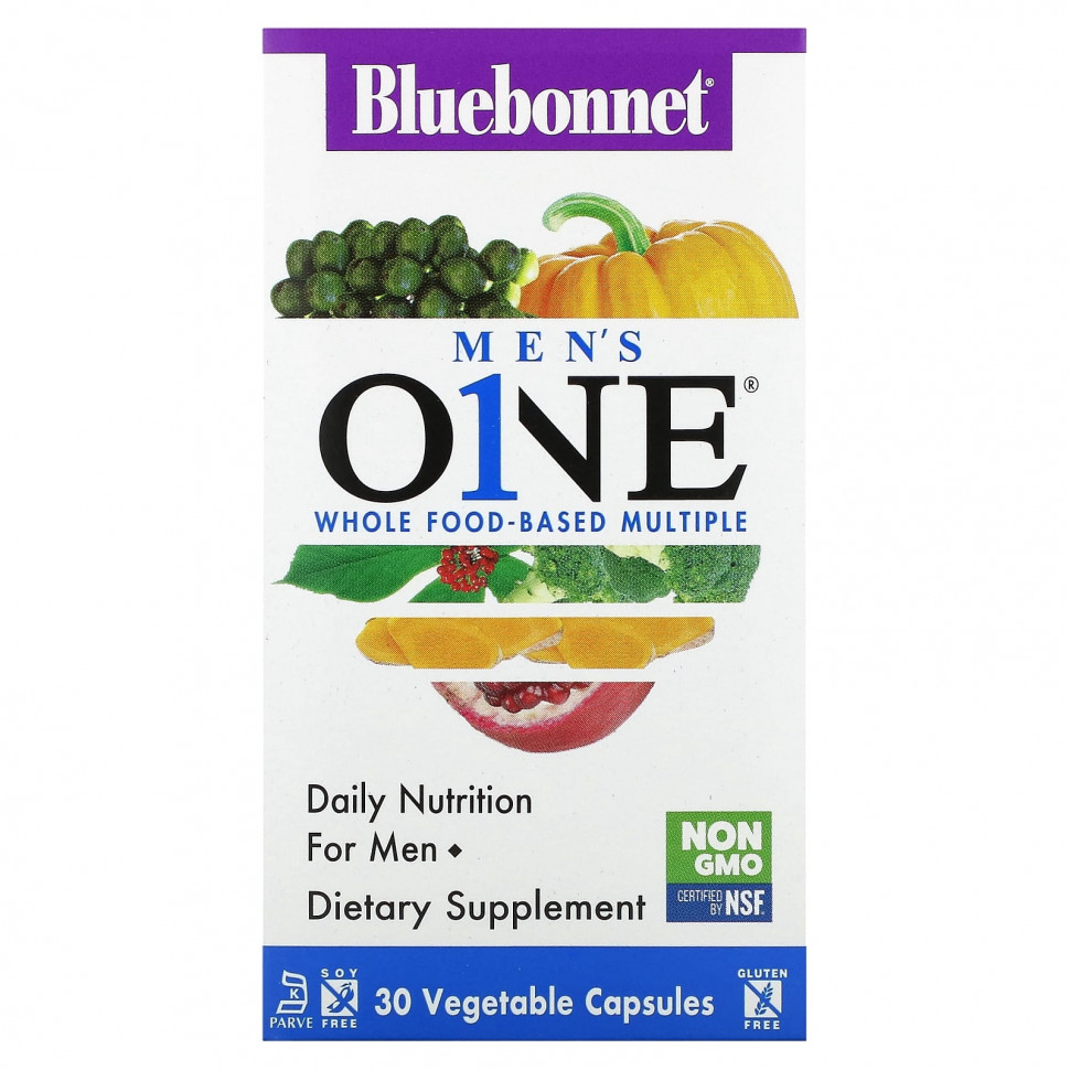   (Iherb) Bluebonnet Nutrition, Men's One, 30      -     , -, 