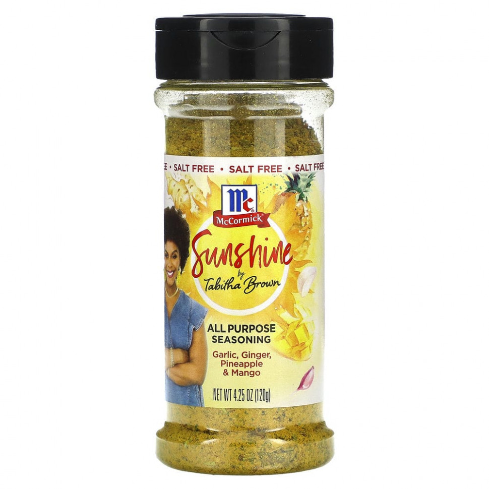 ���� ������ (Iherb) McCormick, All Purpose Seasoning, Sunshine �� Tabitha Brown, ��� ����, 120 � (4,25 �����), ������ �� 1470 ���