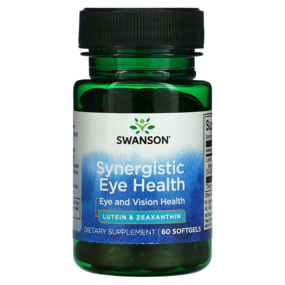   (Iherb) Swanson, Synergistic Eye Health, Eye and Vision, 60      -     , -, 