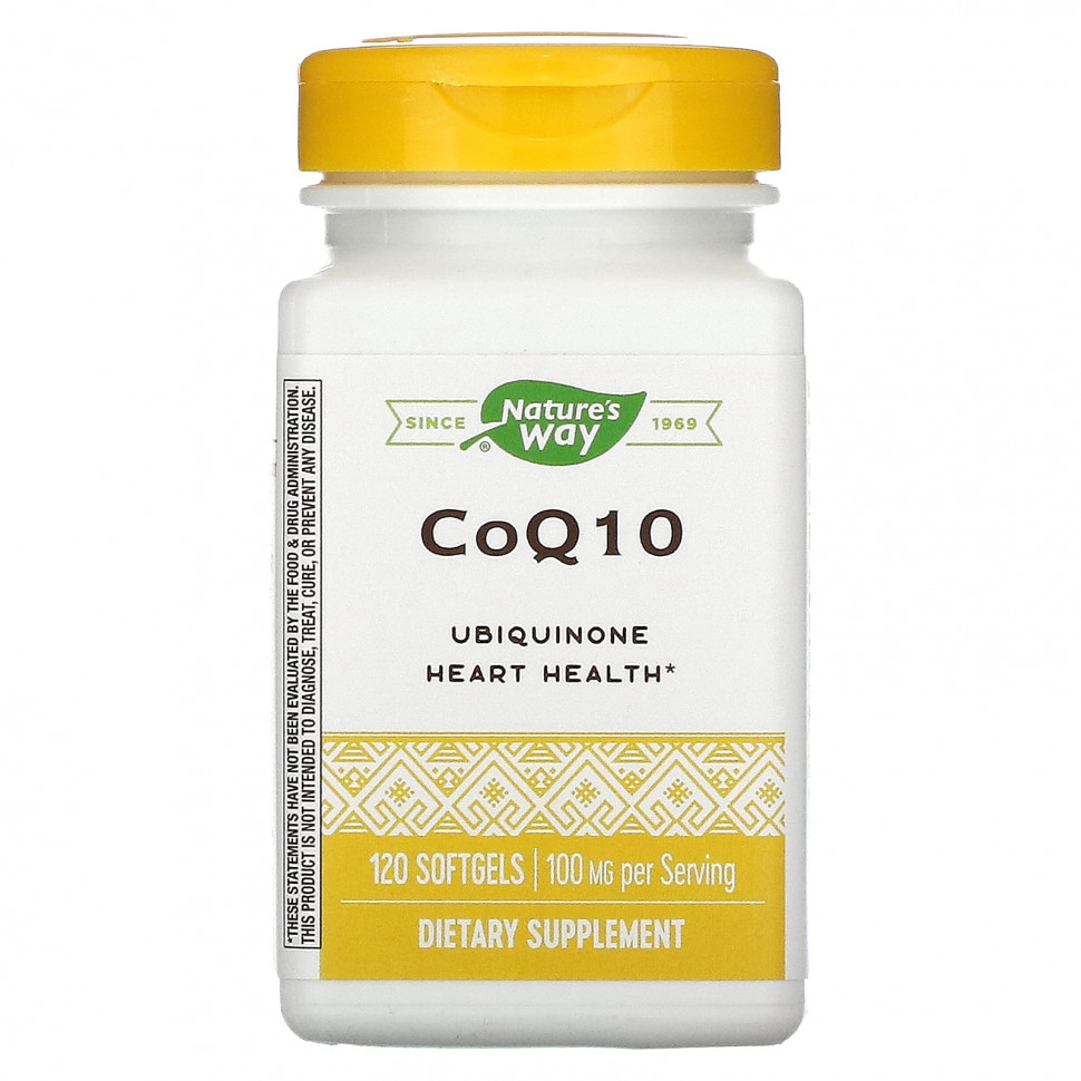 ���� ������ (Iherb) Nature's Way, ������� Q10, 100 ��, 120 ������ ��������, ������ �� 12000 ���