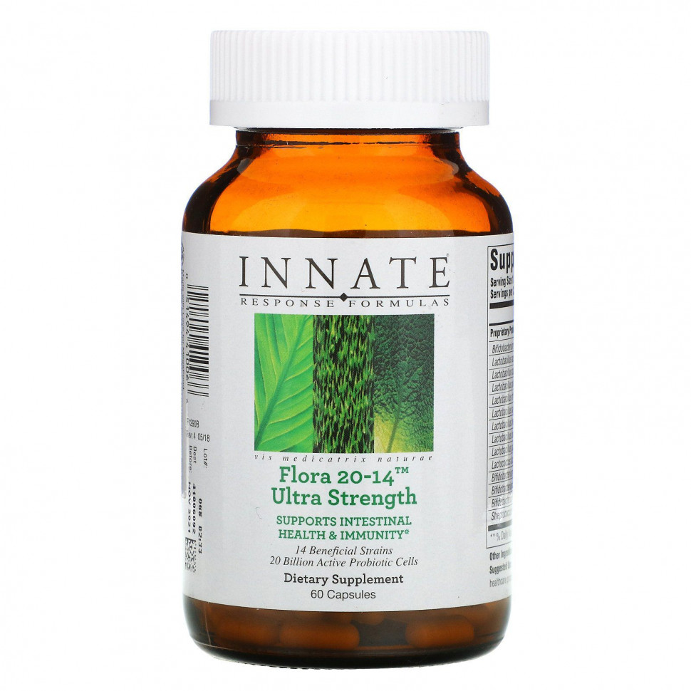   (Iherb) Innate Response Formulas, Flora 20-14, Ultra Strength, 60     -     , -, 