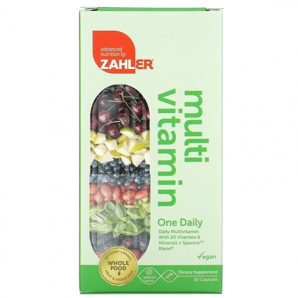 ���� ������ (Iherb) Zahler, One Daily, �������������� ��� ����������� ������, � 20 ���������� � ���������� + ����� Spectra, 60 ������, ������ �� 5190 ���