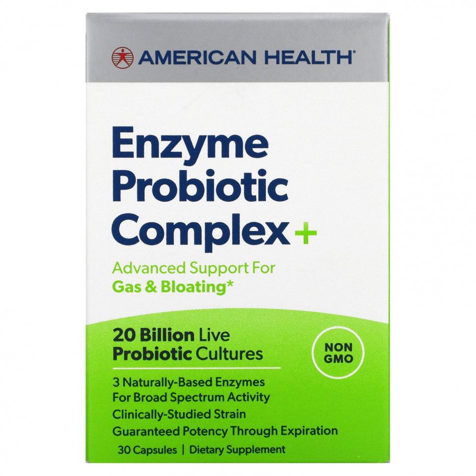   (Iherb) American Health, Enzyme Probiotic Complex +, 30     -     , -, 