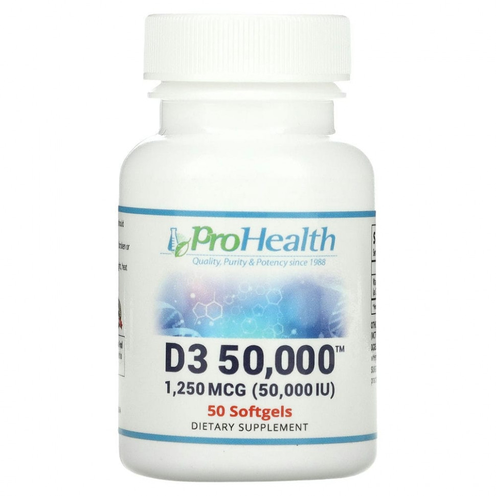   (Iherb) ProHealth Longevity,  D3 50 000, 1250  (50 000 ), 50      -     , -, 