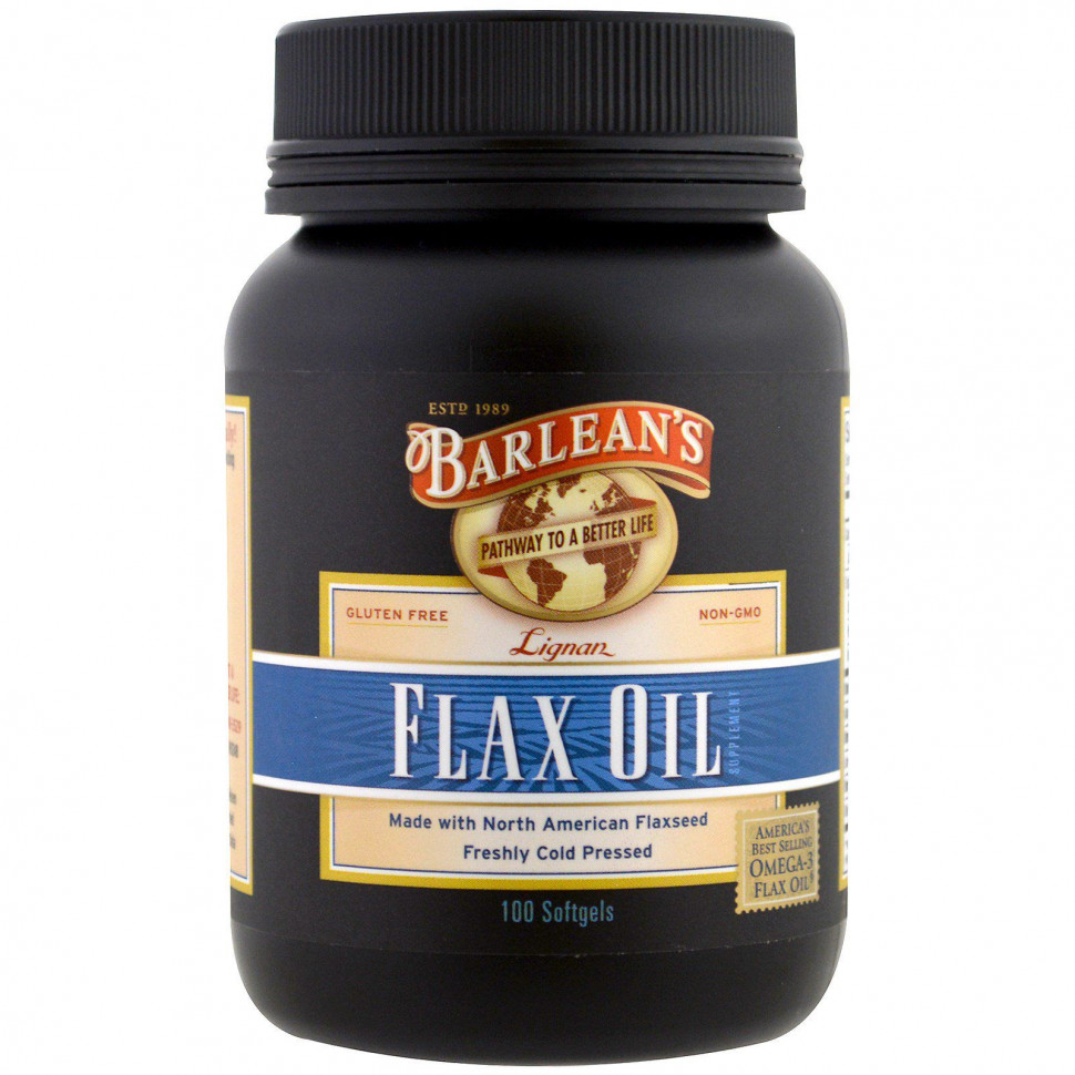 ���� ������ (Iherb) Barlean's, ������� �����, 100 ������ ��������, ������ �� 2890 ���