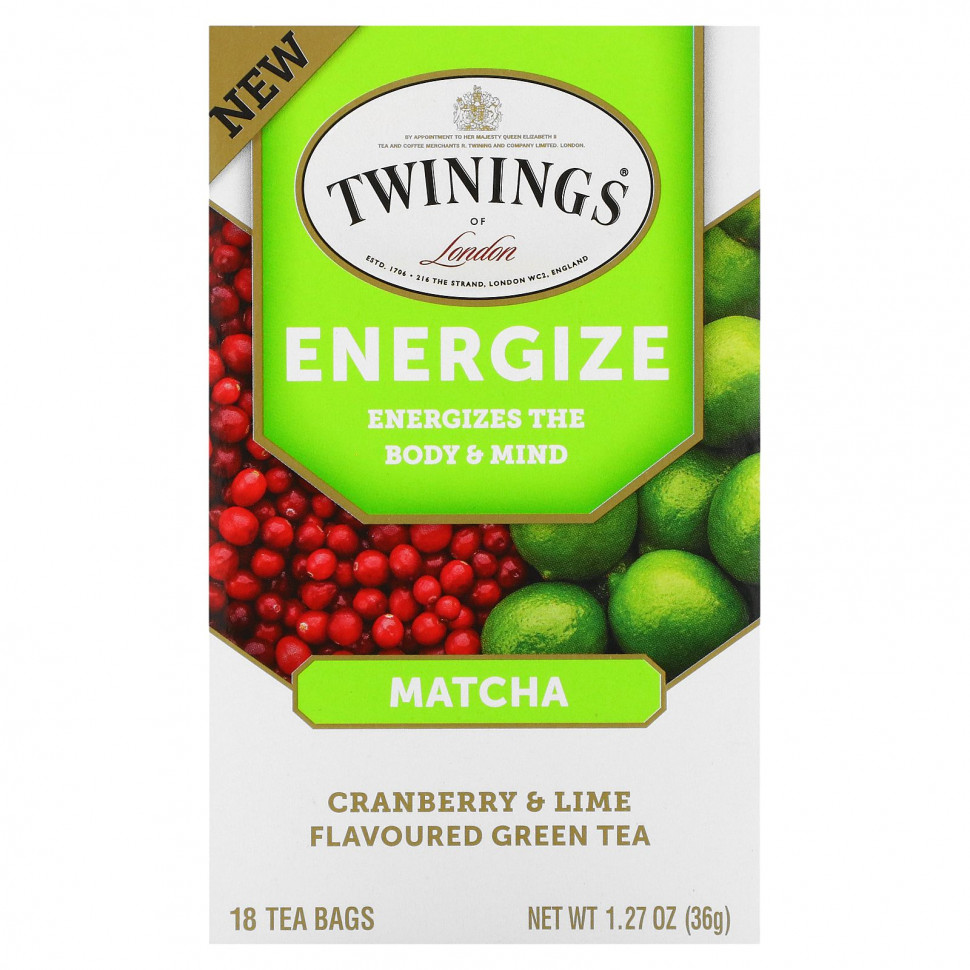 ���� ������ (Iherb) Twinings, �������� ������� ��� � ������, ������� � ������, 18 ������ ���������, 36 � (1,27 �����), ������ �� 1240 ���