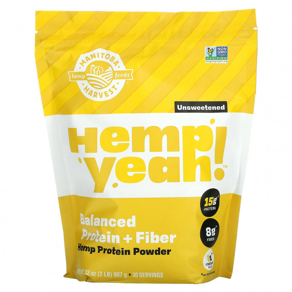 ���� ������ (Iherb) Manitoba Harvest, Hemp Yeah !, ���������, 32 ����� (907 �), ������ �� 4890 ���