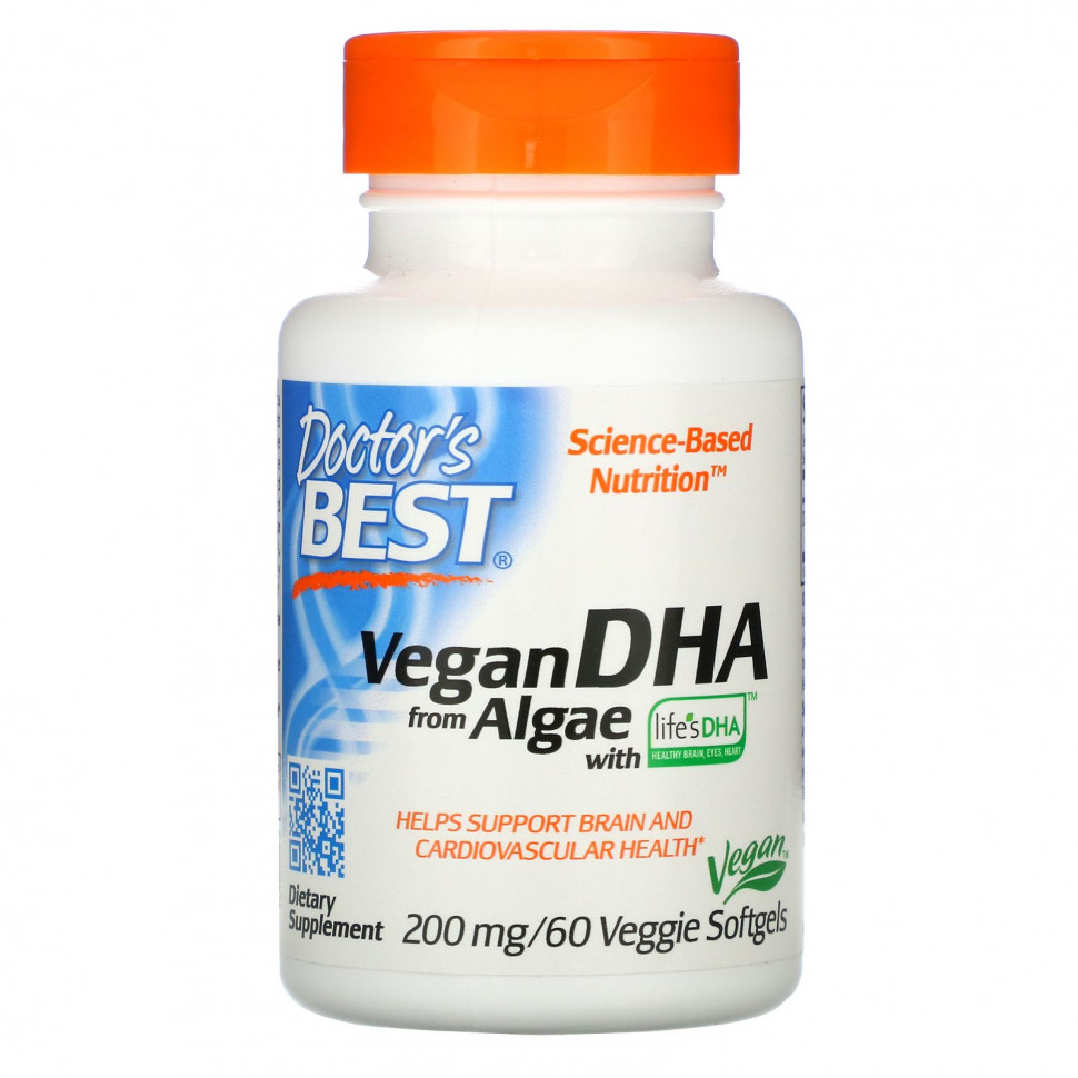 ���� ������ (Iherb) Doctor's Best, Life's DHA, ��������� ��� �� ����������, 200 ��, 60 ������������ ������, ������ �� 4750 ���