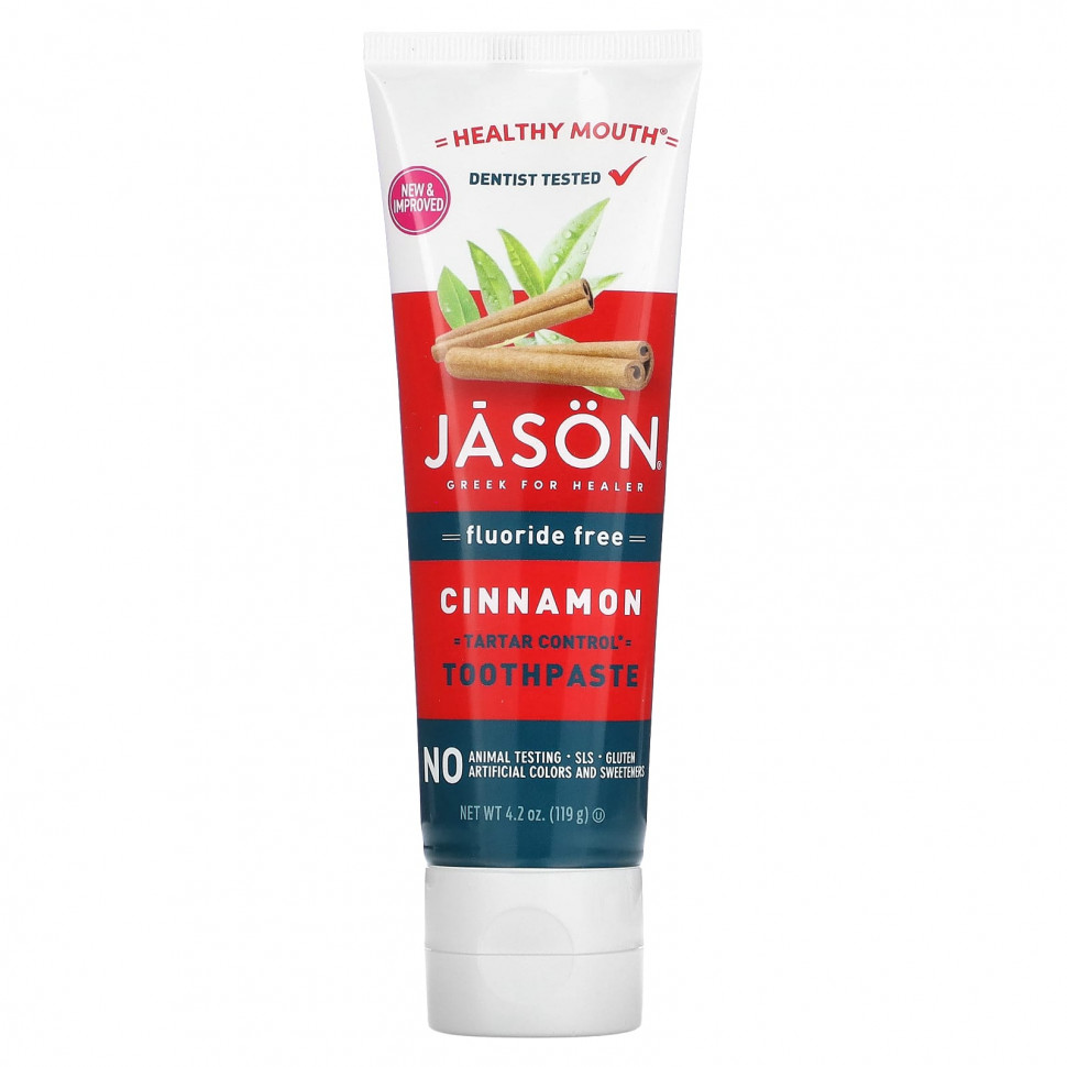   (Iherb) Jason Natural, Healthy Mouth,  ,    ,  ,  , 119  (4,2 )    -     , -, 