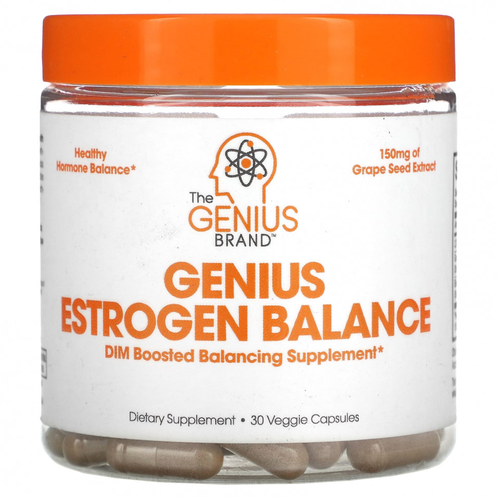   (Iherb) The Genius Brand, Genius Estrogen Balance, 30      -     , -, 