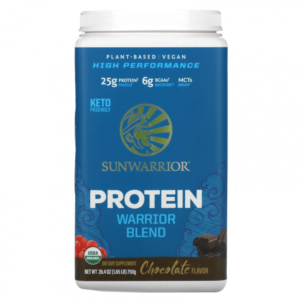 ���� ������ (Iherb) Sunwarrior, ����� Warrior Blend, ������������ � ������������, �������, 1,65 ����� (750 �), ������ �� 6530 ���