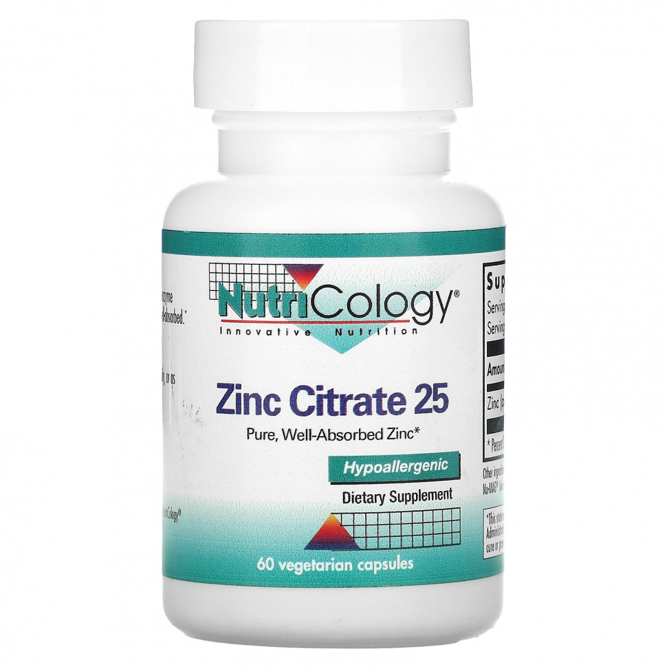 ���� ������ (Iherb) Nutricology, ������ �����, 25, 60 �������������� ������, ������ �� 1930 ���