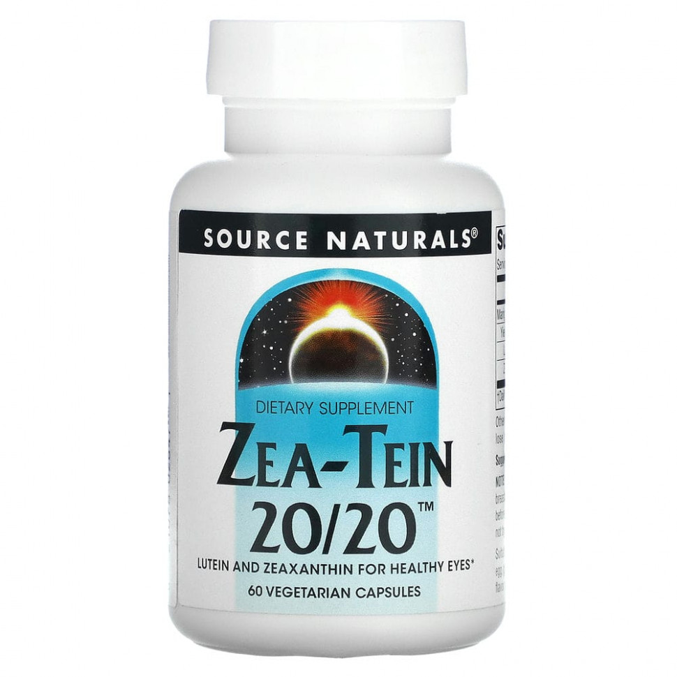   (Iherb) Source Naturals, Zea-Tein 20/20, 60      -     , -, 