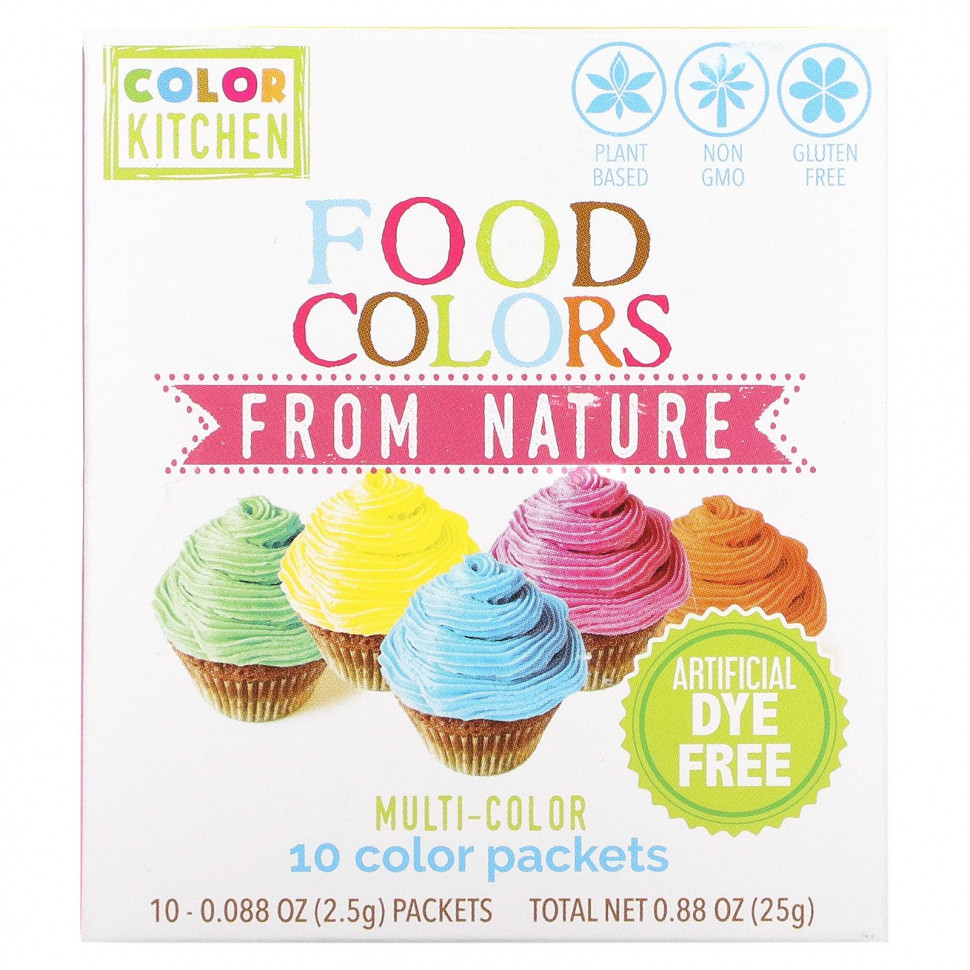 ���� ������ (Iherb) ColorKitchen, ������� ��������� �� �������, ������������, 10 ��������� �� 2,5 � (0,088 �����), ������ �� 4410 ���