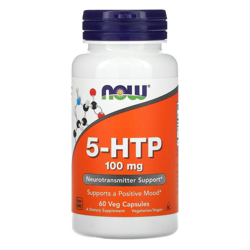 ���� ������ (Iherb) NOW Foods, 5-�����������������, 100 ��, 60 �������������� ������, ������ �� 1690 ���