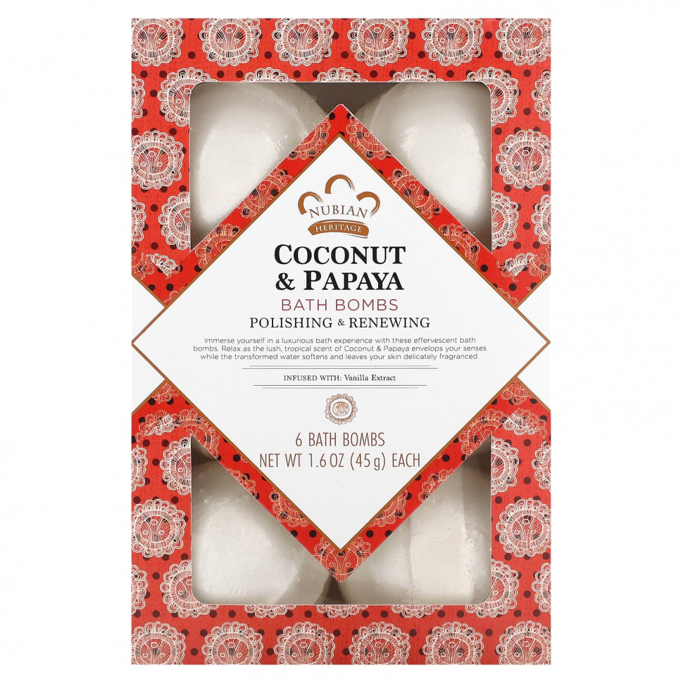 ���� ������ (Iherb) Nubian Heritage, �������� ��� �����, � ������� � �������, 6 ���� ��� ����, 45 � (1,6 �����), ������ �� 3300 ���