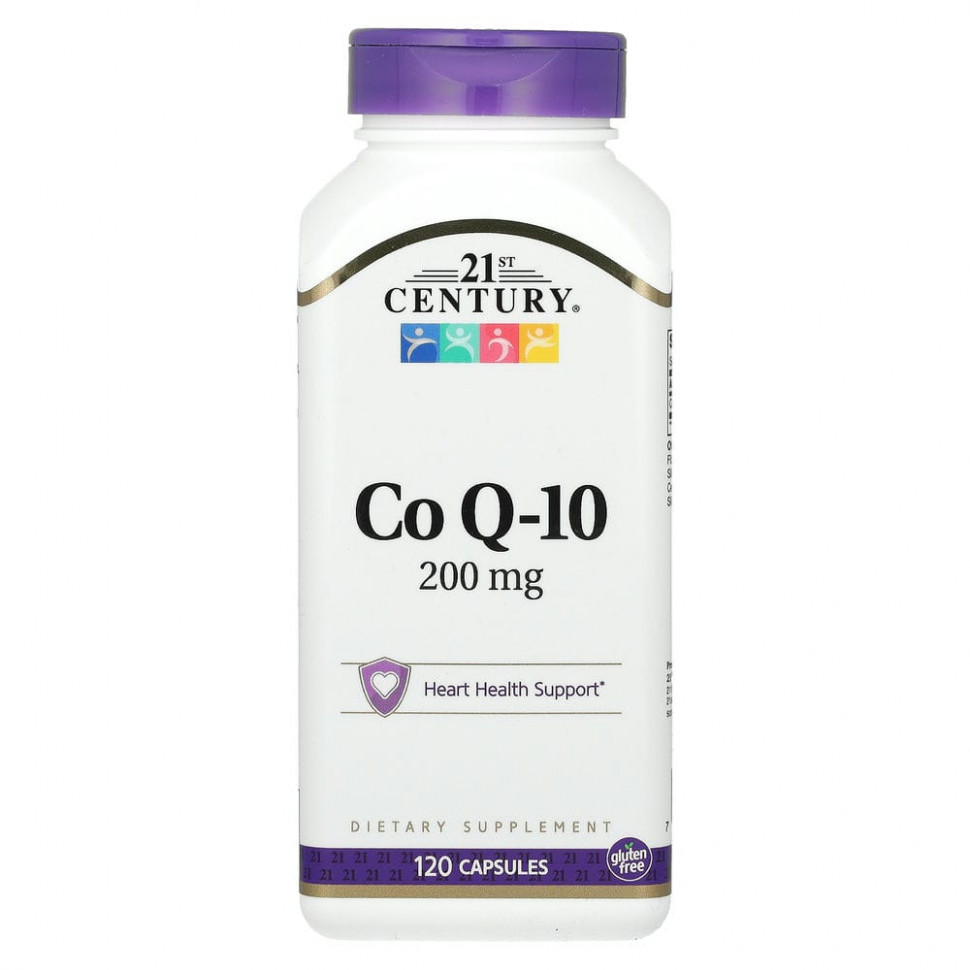 ���� ������ (Iherb) 21st Century, ������� Q10, 200 ��, 120 ������, ������ �� 6770 ���