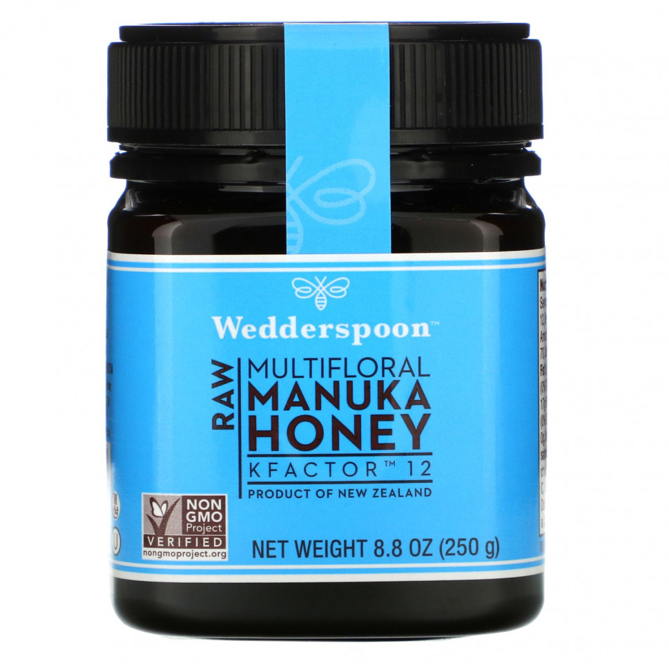 ���� ������ (Iherb) Wedderspoon, �������������� �������������� ��� ������, KFactor 12, 250 � (8,8 �����), ������ �� 4600 ���