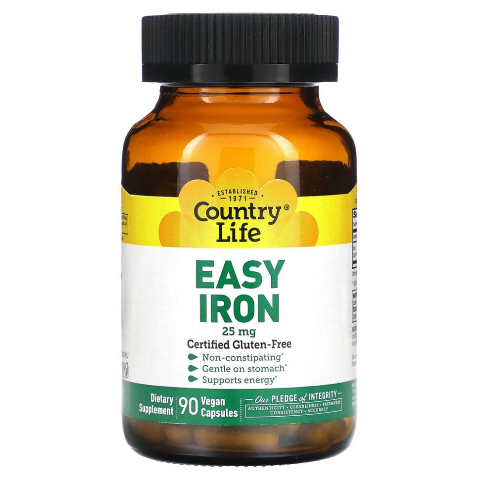���� ������ (Iherb) Country Life, ������ � �������������� �����, 25 ��, 90 ��������� ������, ������ �� 2180 ���