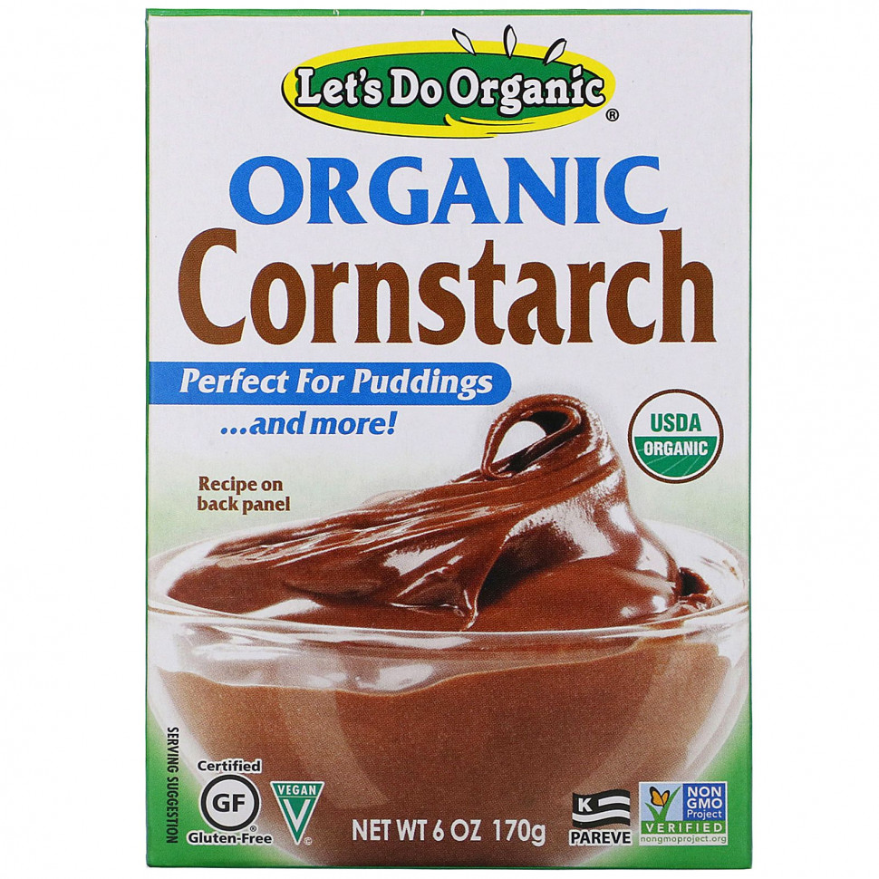   (Iherb) Edward & Sons, Edward & Sons, Let's Do Organic, Organic Cornstarch, 6 oz (170 g)    -     , -, 