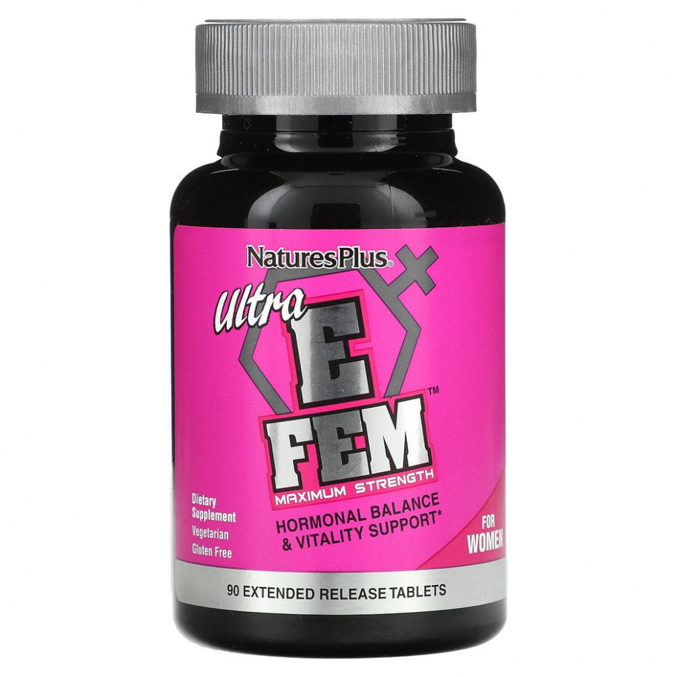 ���� ������ (Iherb) NaturesPlus, Ultra E Fem ��� ������, ������������ ���� ��������, 90 �������� � ���������������� ��������������, ������ �� 7840 ���