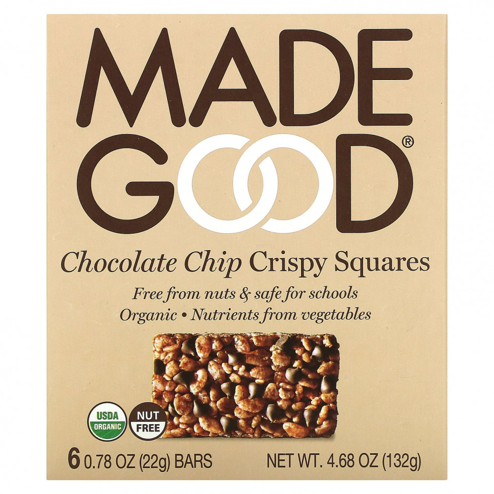   (Iherb) MadeGood, Crispy Squares,  , 6   22  (0,78 )    -     , -, 