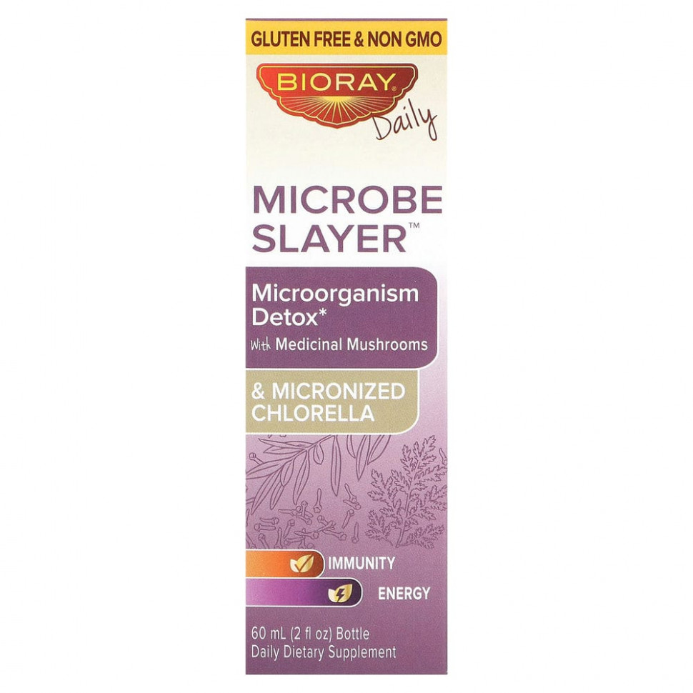 ���� ������ (Iherb) Bioray, Microbe Slayer, �������� ��� �������� �� ���������������, ��� ������, 60 �� (2 ����. �����), ������ �� 5490 ���