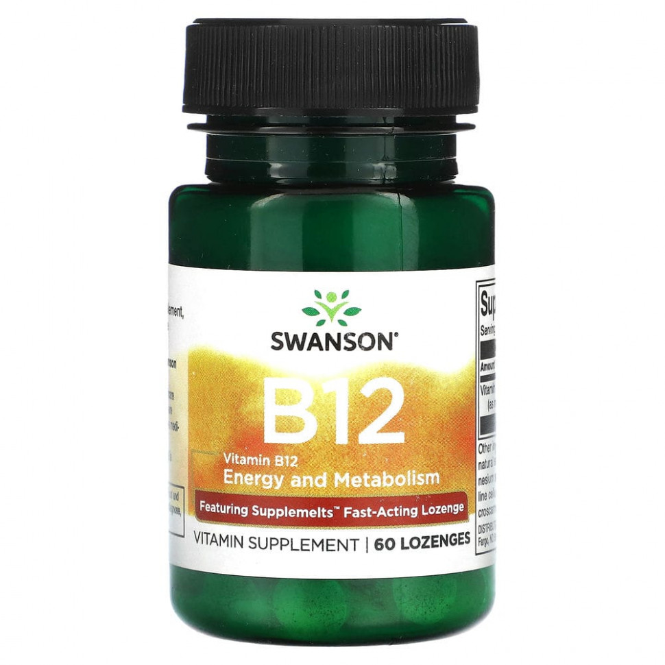   (Iherb) Swanson,  B12`` 60     -     , -, 