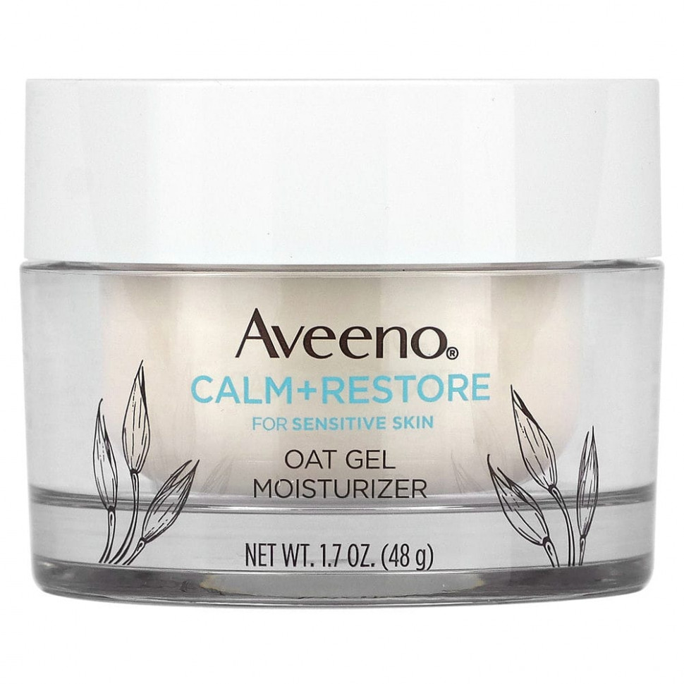 ���� ������ (Iherb) Aveeno, Calm + Restore, ����������� ����-���� � �����, ��� �������, 48 � (1,7 �����), ������ �� 4490 ���