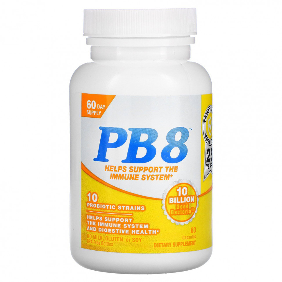 ���� ������ (Iherb) Nutrition Now, PB 8, ��������� �������� �������, 60 ������, ������ �� 4820 ���