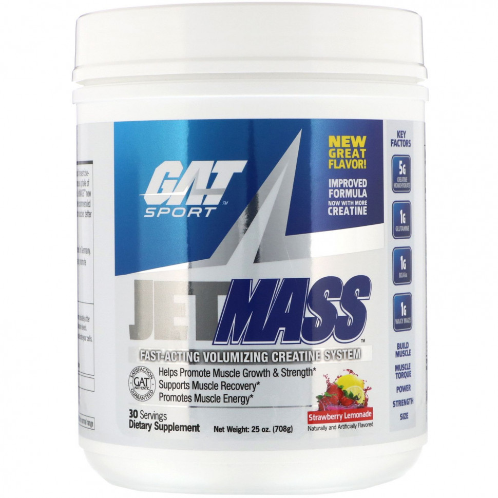 ���� ������ (Iherb) GAT, JetMASS, ������� �������� �������� �������� ��� ���������� ������, ���������� �������, 708 � (25 �����), ������ �� 7690 ���