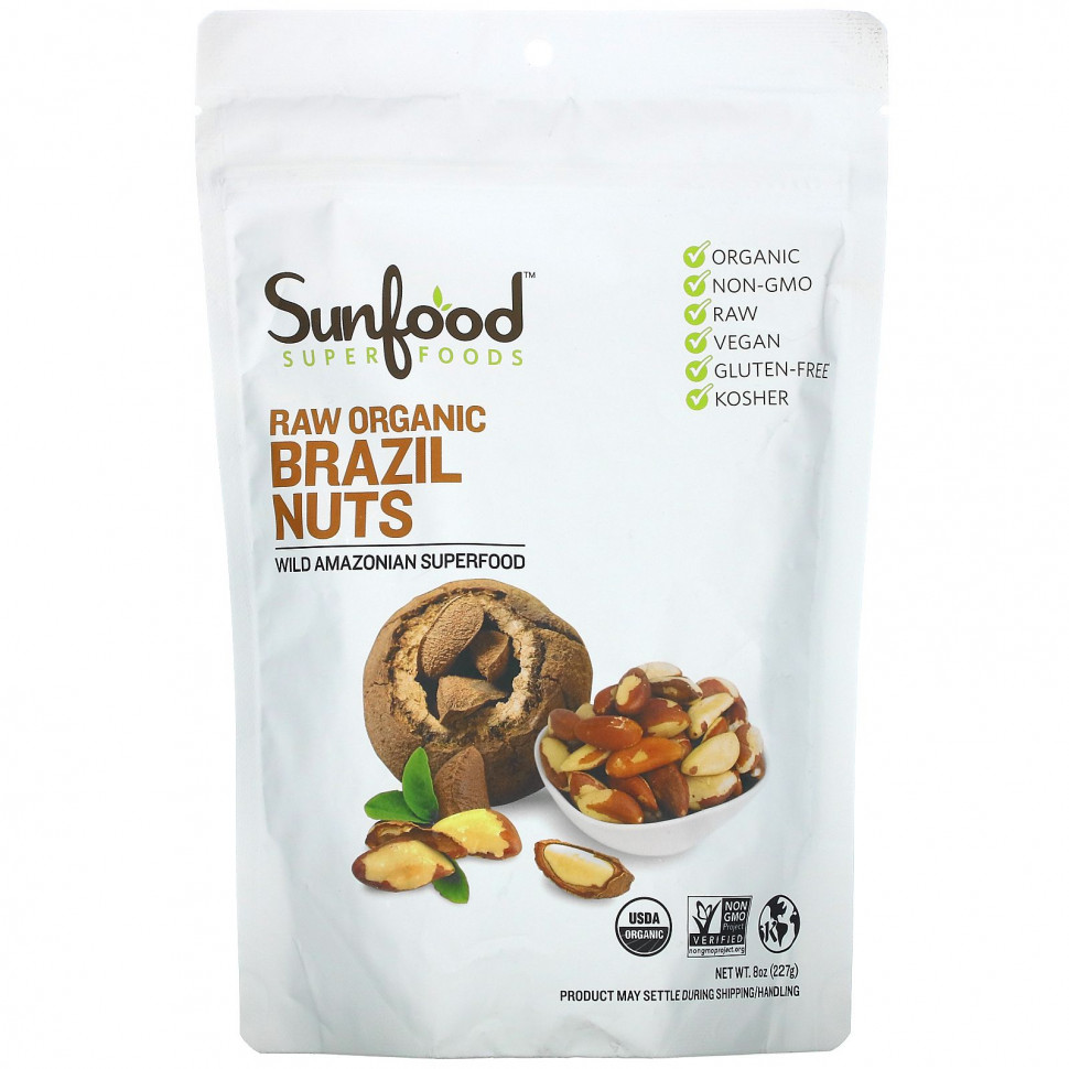   (Iherb) Sunfood,    , 227  (8 )    -     , -, 