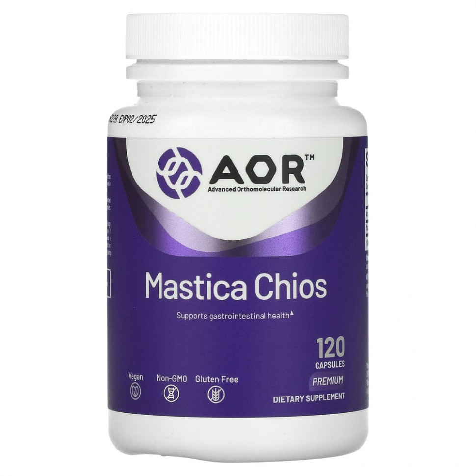   (Iherb) Advanced Orthomolecular Research AOR, Mastica Chios,    , 400 , 120      -     , -, 