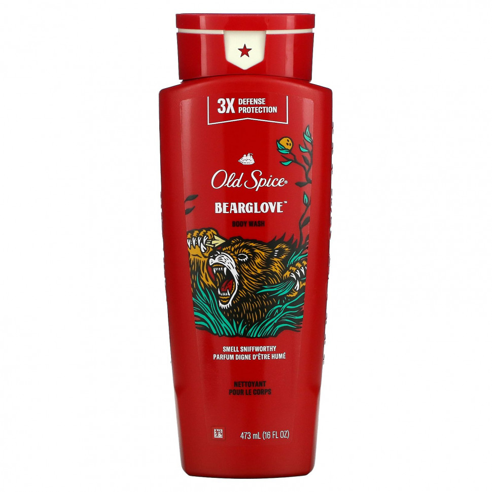   (Iherb) Old Spice,   , Bearglove, 473  (16 . )    -     , -, 