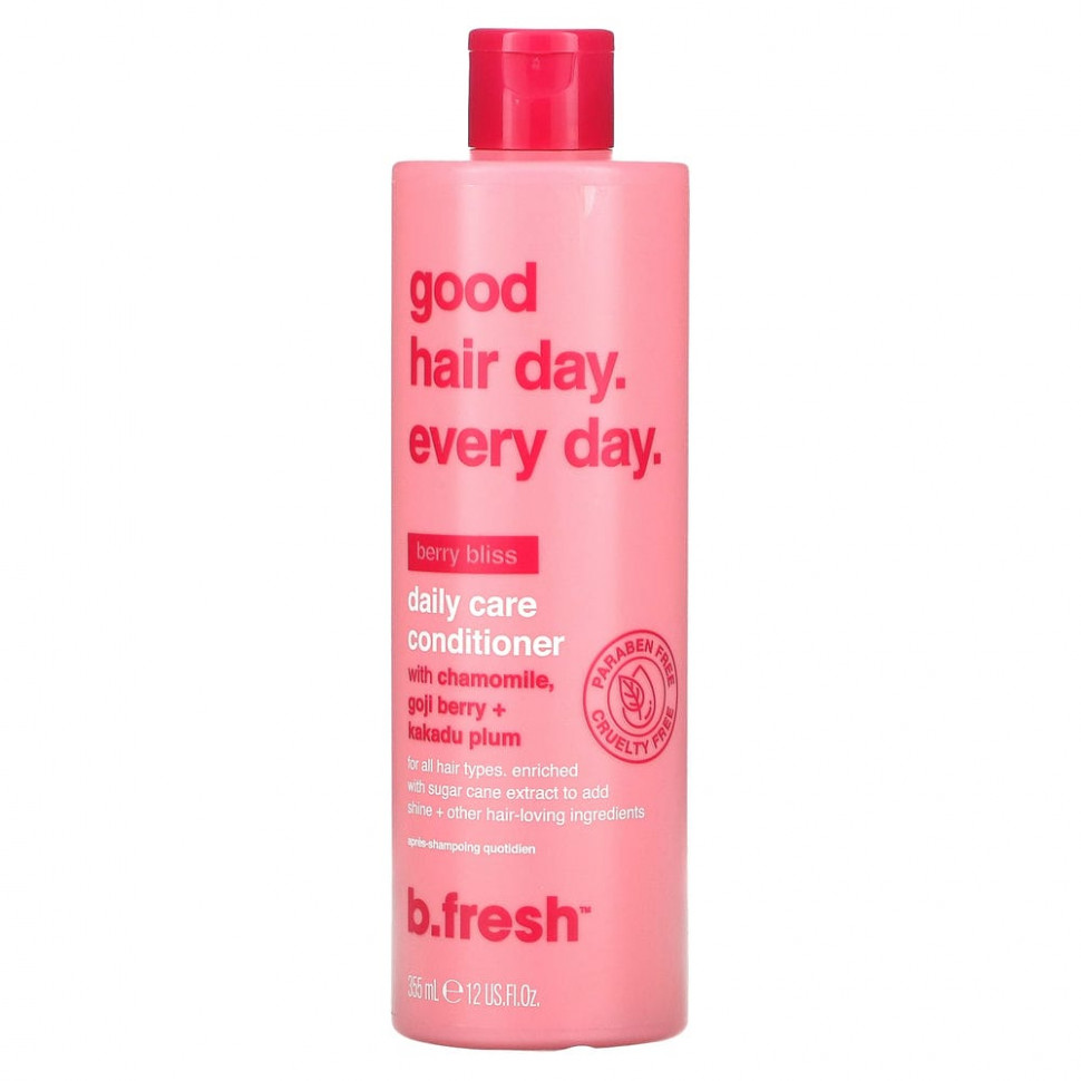   (Iherb) b.fresh, Good Hair Day Every Day,    ,    , Berry Bliss, 355  (12 . )    -     , -, 