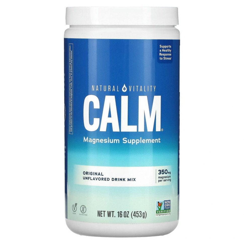   (Iherb) Natural Vitality, CALM,    ,   ( ), 453  (16 )    -     , -, 