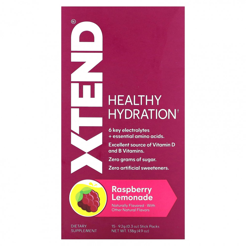���� ������ (Iherb) Xtend, Healthy Hydration, ��������� �������, 15 ��������� �� 8,6 � (0,3 �����), ������ �� 4690 ���