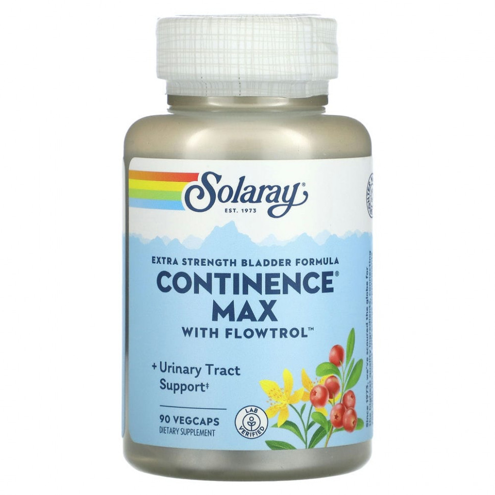 ���� ������ (Iherb) Solaray, ������� ��� �������� ������ Extra Strength, Continence Max � Flowtrol, 90 ������������ ������, ������ �� 4980 ���