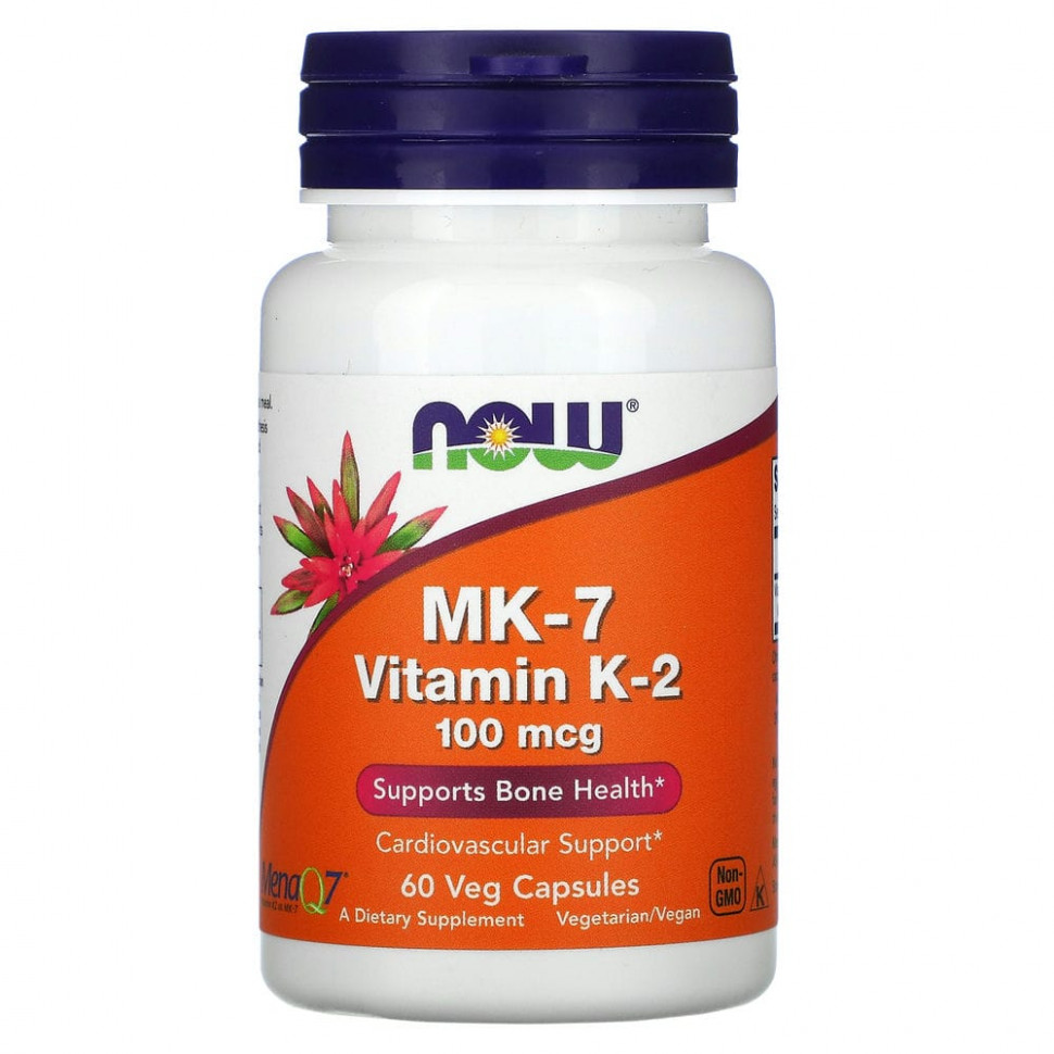   (Iherb) NOW Foods, MK-7,  K2, 100 , 60      -     , -, 