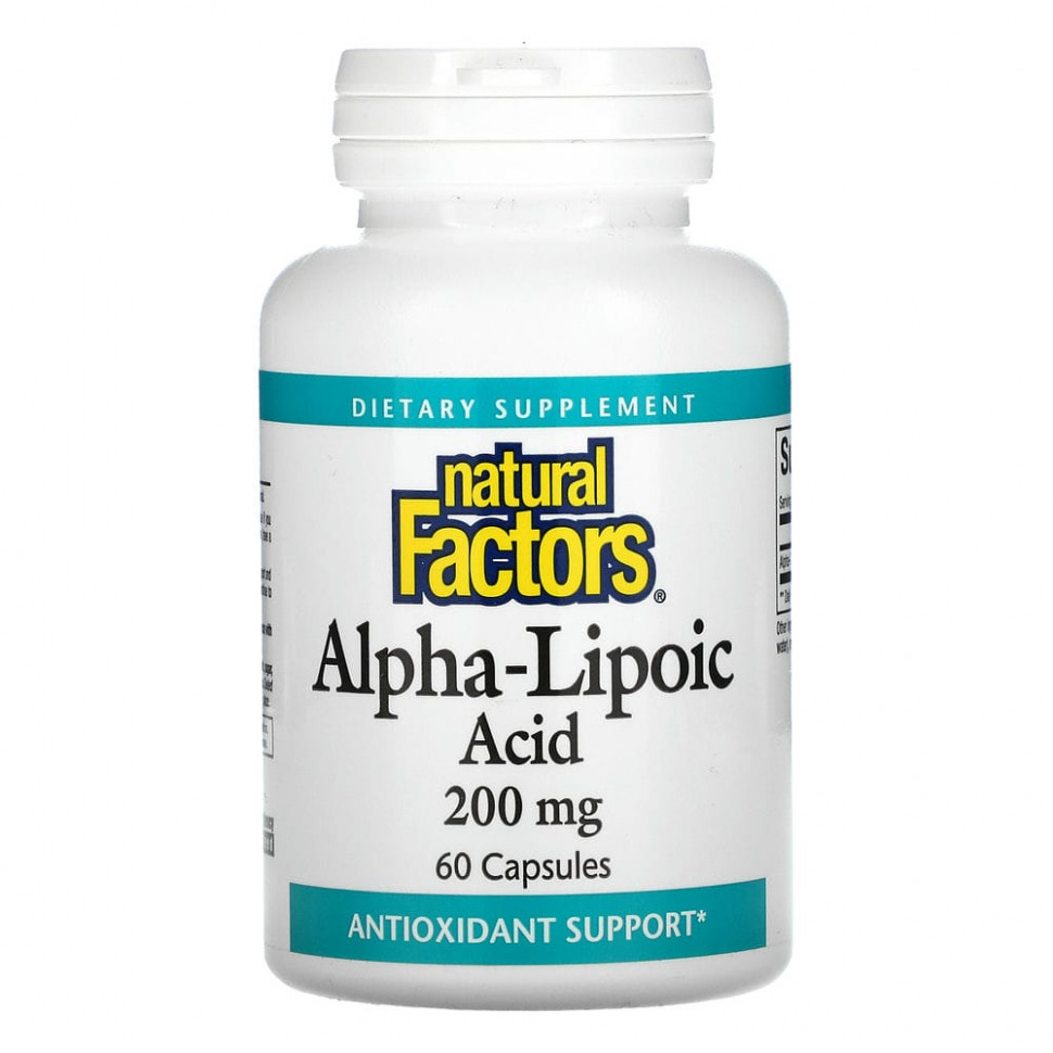 ���� ������ (Iherb) Natural Factors, �����-�������� �������, 200 ��, 60 ������, ������ �� 2160 ���