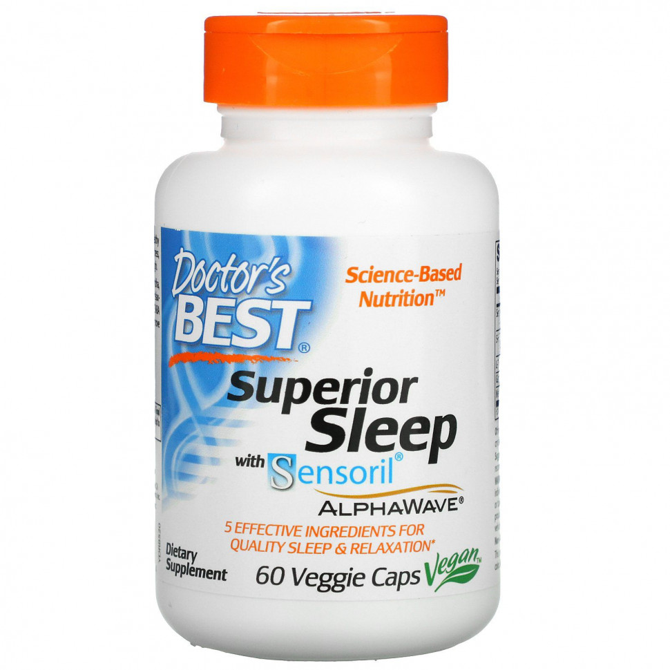   (Iherb) Doctor's Best, Superior Sleep  Sensoril AlphaWave, 60  ,   2980 