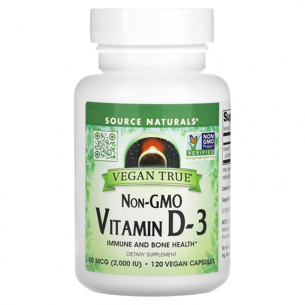   (Iherb) Source Naturals,  D3  , 50  (2000 ), 120      -     , -, 